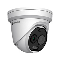 (HIKMICRO) TURRET IP BI-ESPECTRAL (TÉRMICA + ÓPTICA) / LENTE TÉRMICO 2.1 MM (256 X 192) / LENTE ÓPTICO 2.2 MM (5 MEGAPIXEL) / DETECCIÓN DE TEMPERATURA (-20°C A 650°C) / IA CON GUANLAN / DUAL LIGHT (3