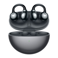 HUAWEI FREECLIP, AUDIFONO INALAMBRICOS, DISENO ESTETICO INNOVADOR, GRAN DURACION DE BATERIA, CANCELACION DE RUIDO EN LLAMADAS POR IA, RESISTENCIA IP54 AL POLVO Y A SALPICADURAS DE AGUA, COLOR NEGRO