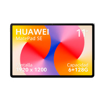 HUAWEI MATEPAD SE 11, 6G+128G, PANTALLA FULLVIEW DE 11, SUPERBATERíA DE 7700 MAH, WI-FI/BLUETOOTH, COLOR NEBULA GRAY