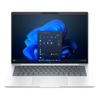 NOTEBOOK COMERCIAL HP ELITEBOOK 8 AIG1I / INTEL CORE ULTRA 7 255U 2.0 - 5.2 GHZ / INTEL AI BOOST / 24GB DDR5-5600 / 1TB SSD / 14 WUXGA / WIFI 7 + BT 5.4 / CAM 5MP IR / FPR / WIN11 PRO / PLATA / 1-1-0