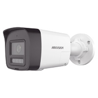 CAMARA HIKVISION/ BALA 4 MP LENTE 2.8 MM / DUAL LIGHT (30 MTS IR + 20 MTS LUZ BLANCA) / AUDIO DE DOS VÍAS / LUZ INTERMITENTE Y ALERTA DE AUDIO/ MICRÓFONO INTEGRADO / ACUSENSE LITE / EXTERIOR IP67 /