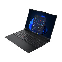 LAPTOP LENOVO THINKPAD E16 GEN 3 / CORE 7 240H 5.2GHZ / 16GB DDR5 / 512GB SSD / 16 WUXGA 1920X1200 / NEGRO / WIN 11 PRO / 3YR PREMIER SUPPORT