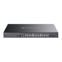 TP LINK SWITCH SG5428XMPP ADMINISTRABLE L3 APILABLE POE++ DE 24 PUERTOS CON 4 RANURAS DE 10G