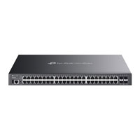 TP LINK SWITCH SG5452XMPP ADMINISTRAVLE L3 POE++ DE 48 PUERTOS GIGABIT CON 4 RANURAS DE 10G