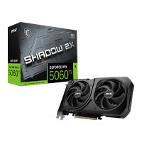 TARJETA DE VIDEO MSI GEFIORCE5060 TI 8G SHADOW 2X OC PLUS PCIE4 X 8/8GB/GDDR6/ESTANDAR/1HDMI/1XDP/DL-DVI-D X 1GAMA MEDIA /GAMER