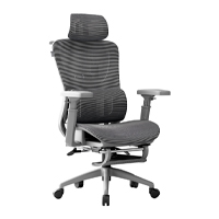 SILLA ACTECK FLUX ULTRA EC696HR / ERGONOMICA / MAX 120 KG / REPOSABRAZOS 3D / REPOSA CABEZAS AJUSTABLE / MATERIAL TRANSPIRABLE / MECANISMO TIPO MARIPOSA / INCLINACION 140 GRADOS / GRIS / AC-943284