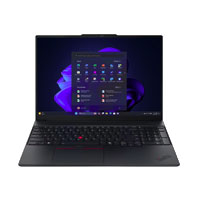 LAPTOP LENOVO THINKPAD E16 GEN 3 / CORE ULTRA 5 225U 4.8GHZ / 16GB DDR5 / 512GB SSD / 16 WUXGA 1920X1200 / NEGRO / WIN 11 PRO / 1YR EN SITIO