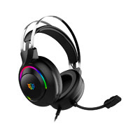 AUDIFONOS GAMER BALAM RUSH HESIX II HS688 / ALAMBRICOS / ALMOHADILLAS DE CUERO PROTEICO / AUX 3.5 MM - USB / PC, DISPOSITIVOS MOVILES, CONSOLAS / MICROFONO OMNIDIRECCIONAL / RGB / NEGRO / BR-941204