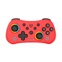 GAMEPAD BALAM RUSH KONTROL POCKET G555 / CONTROL GAME PAD / INALAMBRICO DUAL / COMPATIBLE NINTENDO SWITCH, ANDROID, IOS , WIN / RECARGABLE / JOYSTICK / ILUMINACION RGB / ROJO / BR-942584