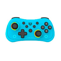 GAMEPAD BALAM RUSH KONTROL POCKET G555 / CONTROL GAME PAD / INALAMBRICO DUAL / COMPATIBLE NINTENDO SWITCH, ANDROID, IOS , WIN / RECARGABLE / JOYTICK / ILUMINACION RGB / AZUL / BR-942577