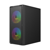 GABINETE ACTECK DOOM ULTRA MESH GI750M / MINI TORRE / MICRO ATX, MINI ITX / FUENTE DE PODER ATX 500W INCLUIDA / PANEL DE CRISTAL TEMPLADO / NEGRO /AC-943772