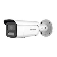 CAMARA HIKVISION / [DUAL LIGHT + COLORVU] BALA IP 8 MEGAPIXEL / LENTE 4 MM / 60 MTS IR + 60 MTS LUZ BLANCA / EXTERIOR IP67 / LUZ INTERMITENTE Y ALERTA DE AUDIO / MICRÓFONO INTEGRADO / VIDEOANALITICOS