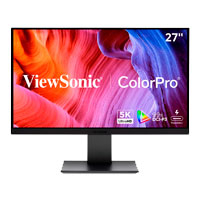 MONITOR VIEWSONIC COLORPRO VP2788-5K, 5120 X 2880 5K, 75 HZ, 14 MS, PANEL IPS, HDR 400, USB-C 100W THUNDERBOLT 4, HDMI, DISPLAY PORT, 3 AÑOS DE GARANTIA