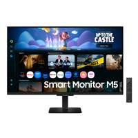 MONITOR LED SAMSUNG 32 PULGADAS /SMART MONITOR M5/ FHD (1920 X 1080)/ VA/ PLANO/ HDMI /BT/ WIFI/ 60 HZ/ NEGRO