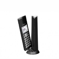 TELEFONO PANASONIC KX-TGK210MEB INALAMBRICO CON IDENTIFICADOR DE LLAMADAS MODO ECO DIRECTORIO TELEFNICO BOTN PARA INTERCOM COLOR NEGRO.