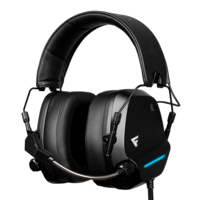 DIADEMA / GAME FACTOR / HSG550 CONEXIÓN POR USB / MICRÓFONO AJUSTABLE / SURROUND 7.1 /  NEGRO