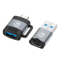 ADAPTADORES/MANHATTAN/356329/ KIT DE ADAPTADORES USB-C A USB-A Y USB-A A USB-C