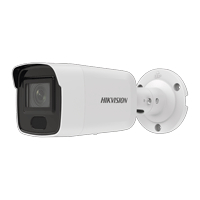 BALA IP 6 MEGAPIXEL HIKVISION/ LENTE 2.8 MM / 40 MTS IR / EXTERIOR IP67 / POE / ACUSENSE / DARKFIGHTER / ALARMAS Y AUDIO I/O / ONVIF / MICRO SD / 4 ANALÍTICOS: ACUSENSE, DETECCION FACIAL, CONTEO DE P