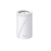 ROUTER INALÁMBRICO MESH INTERIOR PARA HOGAR | TP-LINK | DECO BE65(1-PACK) | TRIPLE BANDA WI-FI 7 BE9300 MBPS | 2 PUERTO 2.5 GIGABIT WAN/LAN | 4 ANTENAS INTERNAS | OPERACIÓN MULTI-LINK MLO