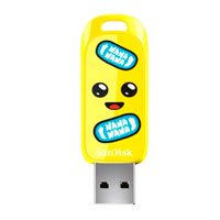 MEMORIA SANDISK 256GB USB 3.2 FORTNITE DRIVE EDICION BANANO SDCZIF-256G-G46