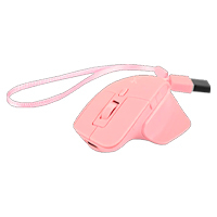 MINI MOUSE RECARGABLE SILENCIOSO, CONEXION DUAL 2.4GHZ+BLUETOOTH RECEPTOR USB/USB-C ROSA PERFECT CHOICE