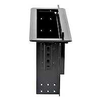 GABINETE DE CONECTIVIDAD DE MESA DE JUNTAS DE DOS MóDULOS CON ADMINISTRACIóN DE CABLEADO