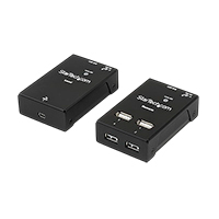 EXTENSOR USB 2.0 DE 4 PUERTOS POR CABLE CAT5 O CAT6 - EXTENSOR COMPACTO USB 2.0 POR ETHERNET - HASTA 40 METROS - HUB USB 2.0 REMOTO STARTECH