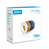 BOBINA UTP/ DAHUA/ PFM920I-5EU-U-100 / 100 MTS DE CABLE UTP CAT5E/ 100 COBRE/ COLOR BLANCO/ CUBIERTA RETARDANTE DE FLAMA CON CERTIFICACACION ANSI/ UL CM/ IDEAL PARA VIDEO Y REDES