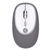 MOUSE - TECHZONE - TZACMOI16 - INALAMBRICO USB A - BATERIA AAA - ALCANCE 10M -  SILICON RELLENO DE GEL -  REDUCTOR DE ESTRÉS -  2.4GHZ  - OPTICO - 1200 DPIS - 2 BOTONES + SCROLL -  BLANCO/GRIS