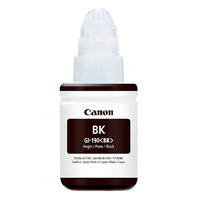 BOTELLA DE TINTA CANON GI-190 BK NEGRA, RENDIMIENTO 6000 PAGINAS