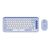 TECLADO/MOUSE LOGITECH POP ICON INALAMBRICO BLUETOOTH EASY-SWITCH LILA
