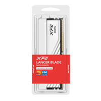 MEMORIA XPG LANCER BLADE UDIMM DDR5 16GB PC5-44800 5600MHZ CL46 1.1V CON DISIPADOR BLANCO PC GAMMER/ALTO RENDIMIENTO (AX5U5600C4616G-SLABWH)