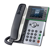 TELEFONO IP HP POLY 82M92AA EDGE E300/TELFONO IP 32 LINEAS PANTALLA A COLOR 3.5 PUERTO GIGABIT 2 USB-C 1 POE BLUETOOTH NFC