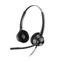 DIADEMA HP POLY 767G0AA ENCOREPRO 320/AURICULARES ESTERO USB-A PARA CALL CENTER COLOR NEGRO