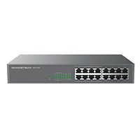 SWITCH GRANDSTREAM GWN7702P/ SWITCH POE 16 PUERTOS GIGABIT NO ADMINISTRABLE / 8 PUERTOS 10/100/1000 MBPS / 8 PUERTOS POE / HASTA 145W