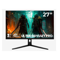 MONITOR GAMER BALAM RUSH ULTRA ODYSSEY PRO MGP27 / 27 PUL / PLANO / 200 HZ / FULL HD / 1 MS / JOYSTICK DE NAVEGACION / DP, HDMI, AUDIO OUT, DC / RAPID IPS / ILUMINACION RGB / NEGRO / BR-938624