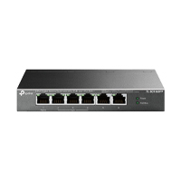 SWITCH | TP-LINK | TL-SG1006PP | SWITCH GIGABIT | 5 PUERTOS | 3 PUERTOS POE+ | 1 PUERTO POE++ | HASTA 250M | CARCASA METAL | POTENCIA POE 64W | IDEAL PARA VIDEOVIGILANCIA