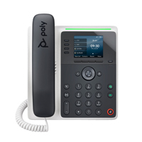 TELEFONO IP HP POLY 82M87AA EDGE E220/ 16 LINEAS SIP 2 PUERTO S GIGABIT BLUETOOTH 1 PUERTO USB- A PANTALLA A COLOR 2,8 PROTECCION ANTICROBIANO POE