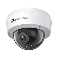 CAMARA IP DOMO TP-LINK VIGI C2402.8MM 4MP FULL COLOR IK10 H.265 POE/12 V CC IP67 MICROSD MICROFONO