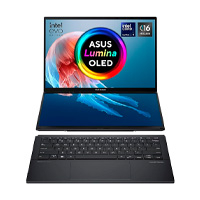 LAPTOP ASUS ZENBOOK DUO UX8406, CORE ULTRA 9-185H, 32GB, 2TB SSD, 14 PULGADAS OLED TOUCHPAD CONVERTIBLE, WIN 11 HOME, GREY, 1 AÑO DE GARANTIA