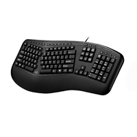 TECLADO ERGONOMICO ADESSO AKB-150UB USB (INGLES)