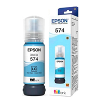 BOTELLA DE TINTA EPSON MODELO T574 CYAN CLARO PARA L8050