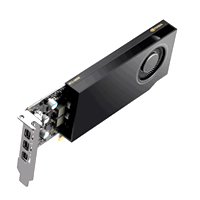 TARJETA DE VIDEO PNY NVIDIA QUADRO RTX A400 PCIE X16 4.0 4GB GDDR6 4X MDISPLAYPORT 1.4A BAJO PERFIL GAMA MEDIA DISEÑO