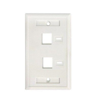 TAPA FACEPLATE , INTELLINET,772396,  BLANCO 2 PERF. ETIQUETA