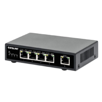POE SWITCH , INTELLINET, 561839, GB  5 PTOS 30W/PTO, 62W