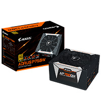 FUENTE DE PODER GIGABYTE AORUS P750W 80+ GOLD MODULAR / ATX 12V / 750W / COLOR NEGRO