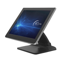 MONITOR EC LINE EC-TS-1538, NEGRO, PANTALLA TOUCH, 15 PULGADAS, VGA, HDMI, USB,  1024 X 768, CAPACITIVA, LEC-LCD