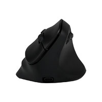 MOUSE ACTECK VIRTUOS FITT MI520 / ERGONOMICO / VERTICAL / INALAMBRICO / DUAL BLUETOOTH ADAPTADOR USB / 2400 DPI / RECARGABLE / NEGRO / AC-936224