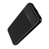 POWER BANK VICA 20 000 MAH, COMPUESTA DE POLÍMERO DE LITHIO, 2 PUERTOS USB DE SALIDA/ MICRO USB Y USB TIPO C