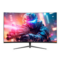 MONITOR GAMER BALAM RUSH ULTRA EARTH II MGX27C / 27 PUL / CURVO / 180 HZ / FULL HD / 1 MS / JOYSTICK DE NAVEGACION / HDMI + DP + USB C + AUDIO + DC / FLICKER FREE / FREE SYNC / NEGRO / BR-938273